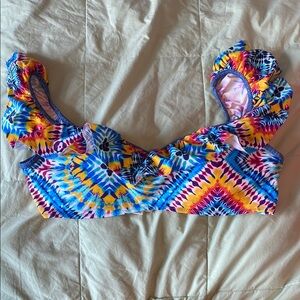 Jessica Simpson Tie-Dye Bikini Top